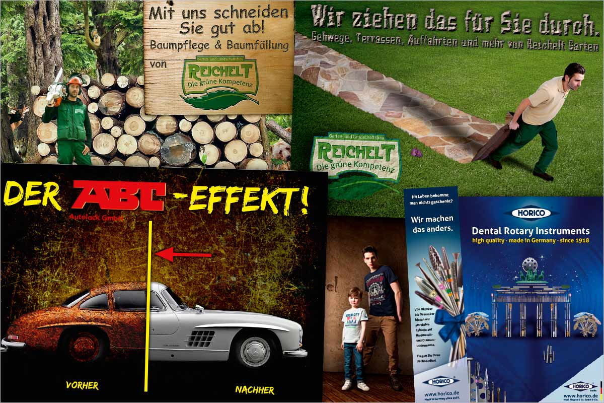 Bild von Referenzen Bildcollagen - Werbeagentur für Ulm