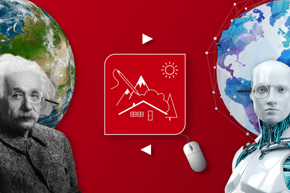 Bildcollage für KI und Suchmaschinenoptimierung der Online Marketing Agentur aus Ulm