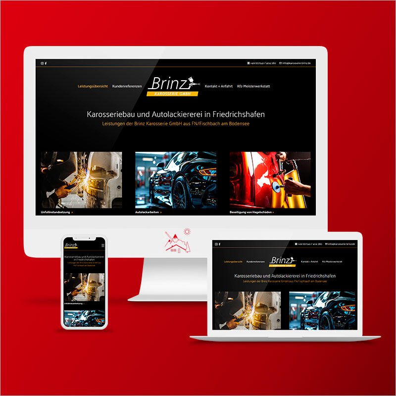 Referenz Internetseite der Werbeagentur Ulm